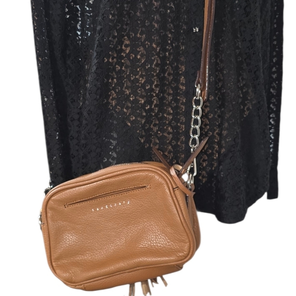 Santuary Tan Crossbody Bag with Tassel - Picture 3 of 5